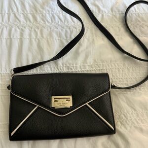 Kate Spade Black and White Crossbody Bag